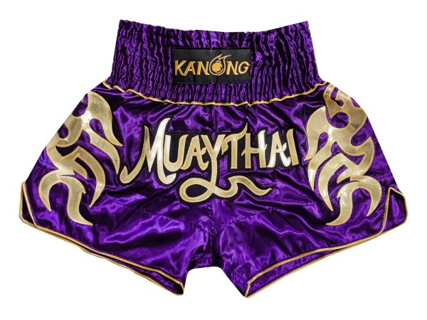 Kanong Muay Thai Shorts : KNS-134-Purple