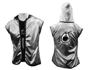 Kanong Women Thai Boxing Hoodies : Silver
