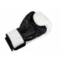 Kanong Genuine Leather Muay Thai Boxing Gloves : White/Black