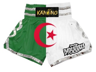 Kanong Flag Muay Thai Kick Boxing Shorts : KNS-137-Algeria