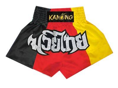 Kanong Flag Muay Thai  Shorts : KNS-137-Germany