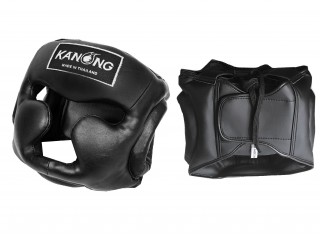 Kanong Boxing Training Head Gear : Black