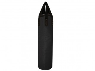 Kanong Customizable Thai Boxing Microfiber Heavy Bag : Black 180 cm.