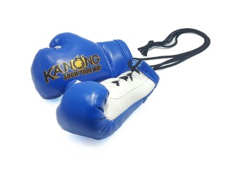 Kanong Hanging Thai Boxing Gloves : Blue