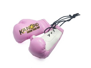 Kanong Hanging Muay Thai Gloves : Light Pink