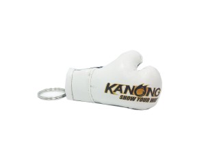 Kanong Thai Boxing Glove Keyring : White