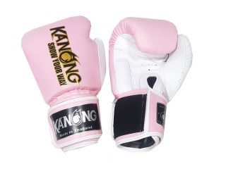 Kanong Kids Boxing Training Gloves : Light Pink