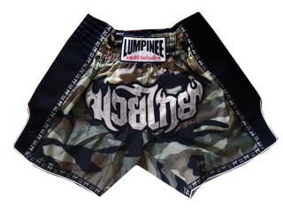 Lumpinee Retro Thai Boxing Shorts : LUMRTO-003-Camo