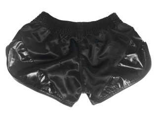 Kanong Retro Muay Thai Boxing Shorts : KNSRTO-202-Black