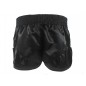 Kanong Woman Retro Muay Thai Boxing Shorts : KNSRTO-202-Black