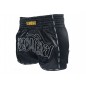 Kanong Retro Muay Thai Boxing Shorts : KNSRTO-206-Black